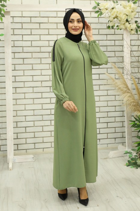 GREEN ABAYA 
